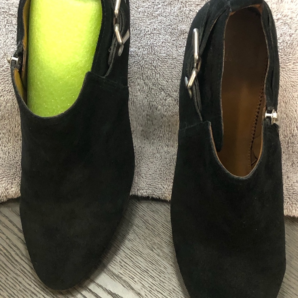 Franco Sarto black suede ankle boots - Picture 5 of 15